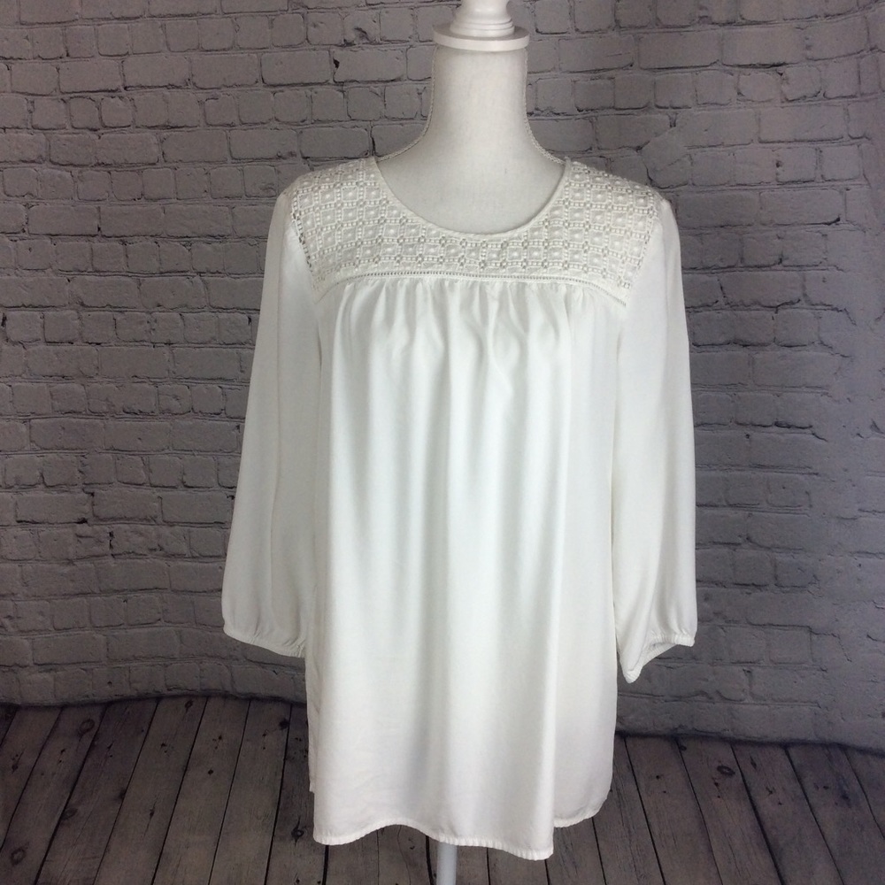 white blouse, Eyelet Detail